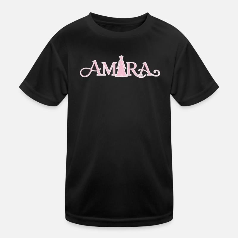Amara Prinzessin Pink Couture Kinder Funktions-T-Shirt