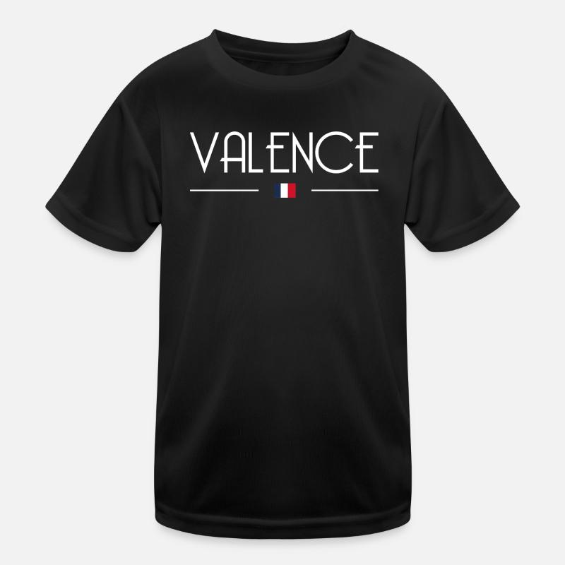 Valenz - Kinder Funktions-T-Shirt - Schwarz