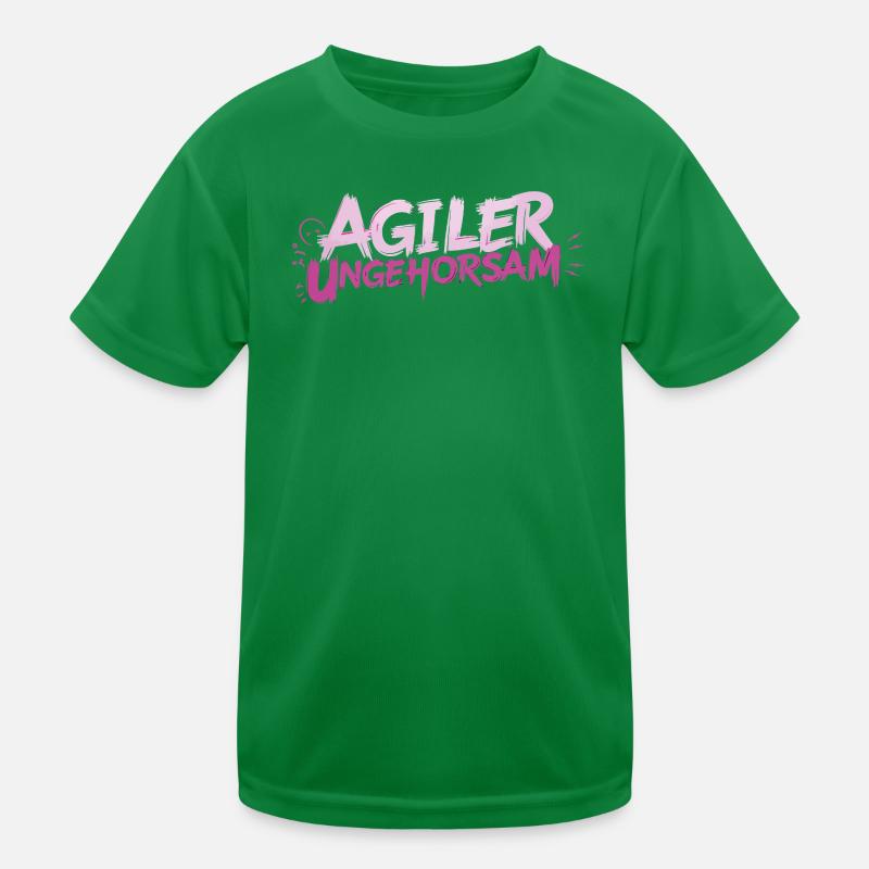 Agiler Ungehorsam - Statement Kinder Funktions-T-Shirt