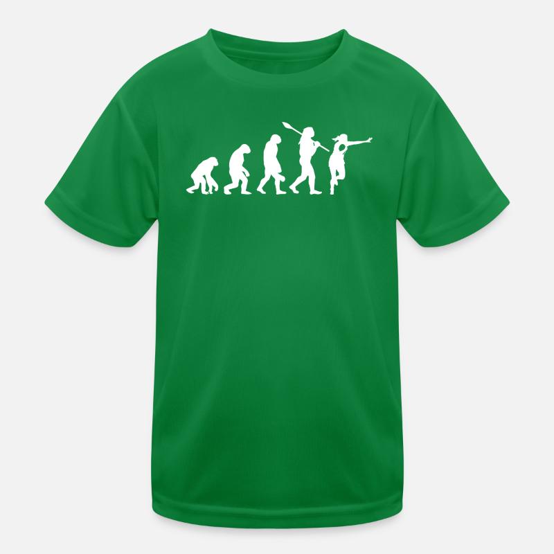 Évolution de la silhouette du joueur de rugby de l’homme T-shirt sport Enfant