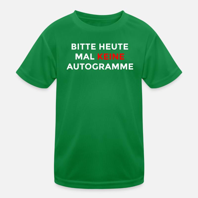 Please no autographs today – Ironic sprue Kids Functional T-Shirt
