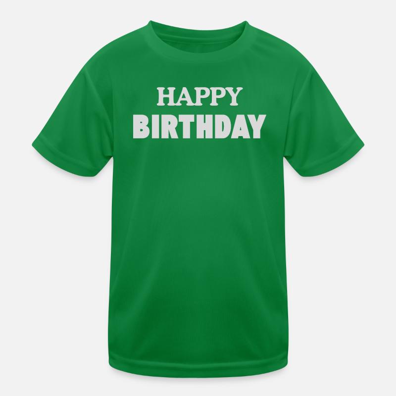 Bon anniversaire T-shirt sport Enfant