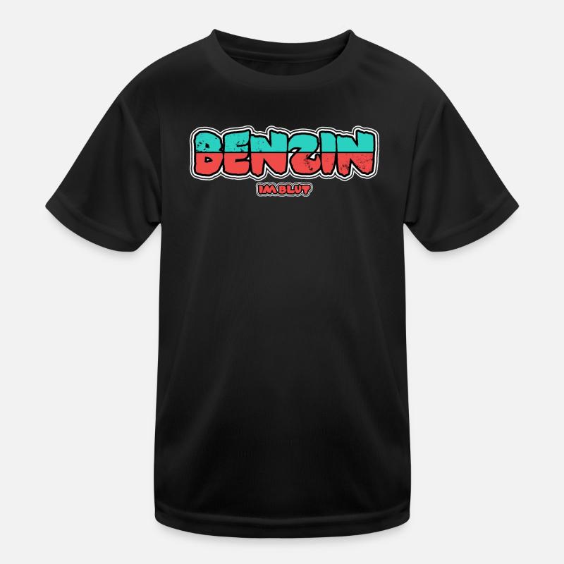 Benzin im Blut Kinder Funktions-T-Shirt