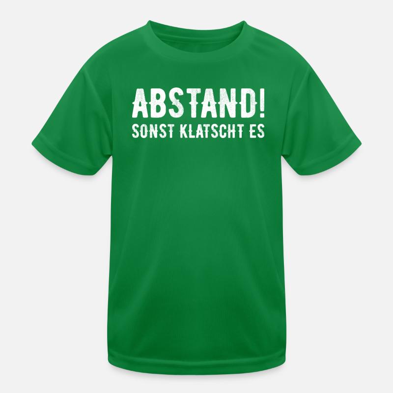 Distance otherwise it will clap Kids Functional T-Shirt