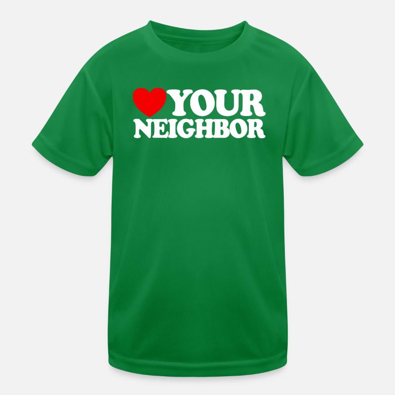 Nächstenliebe – Christlicher Glaube – Jesus Kinder Funktions-T-Shirt