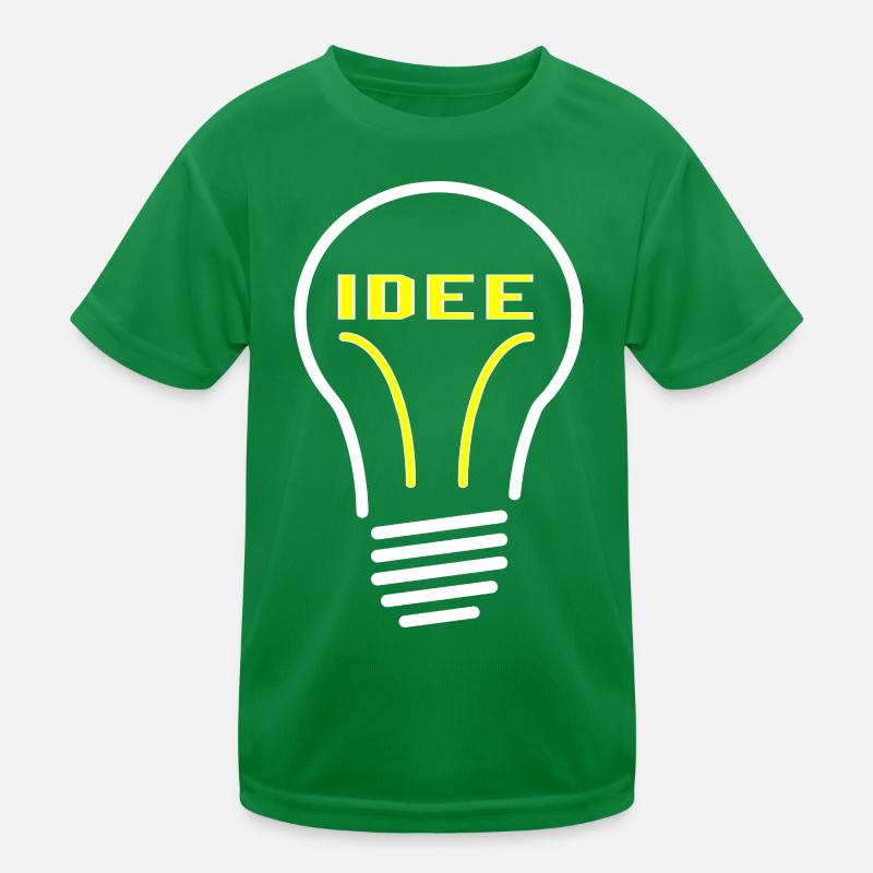 Glühbirne Idee Kinder Funktions-T-Shirt