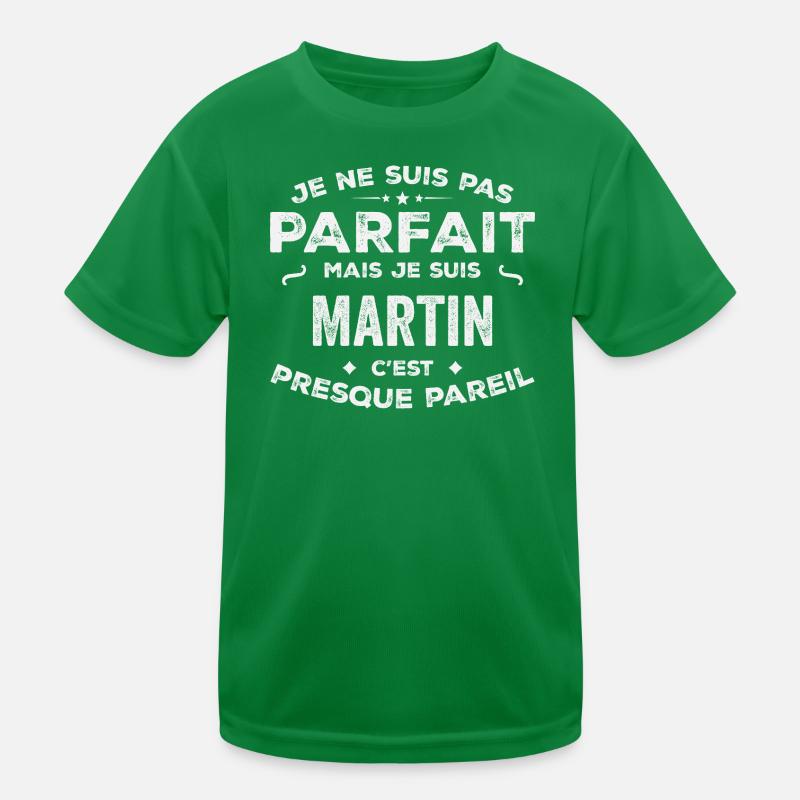Martin Ein Vorname, eine Geschichte, eine Persönlichkeit Kinder Funktions-T-Shirt