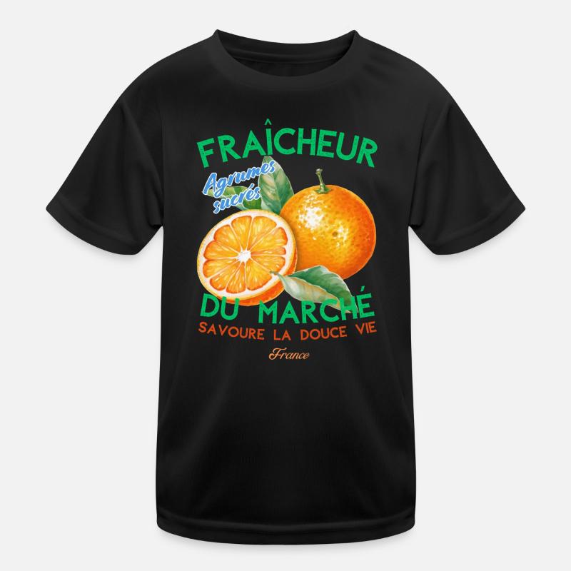 Fraicheur du marché Kinder Funktions-T-Shirt