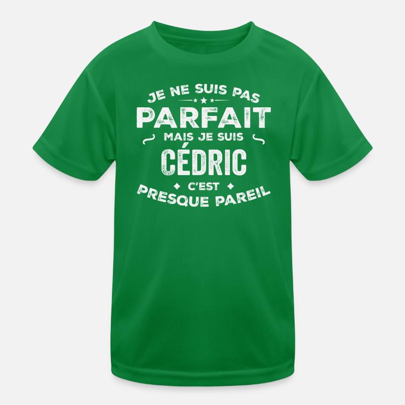 Cédric A first name, a story, a personality Kids Functional T-Shirt