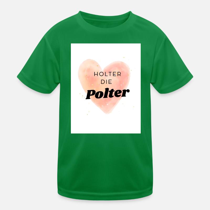 Poltern  Kinder Funktions-T-Shirt