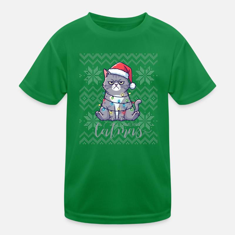 Bright Chatmas Christmas Kids Functional T-Shirt