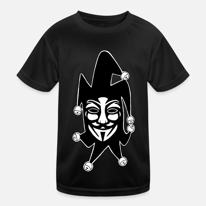 Anonymous Jester Kids Functional T-Shirt