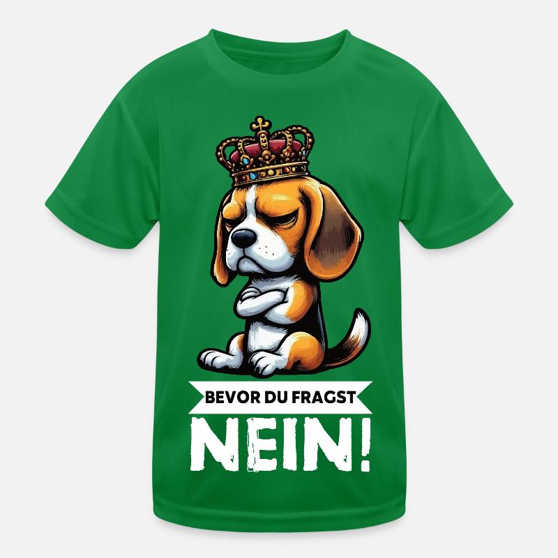 Bevor Du Fragst Beagle Beaglebesitzer Beaglehalter Kinder Funktions-T-Shirt
