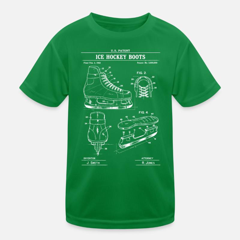 IceSkate Design Blueprint Kinder Funktions-T-Shirt