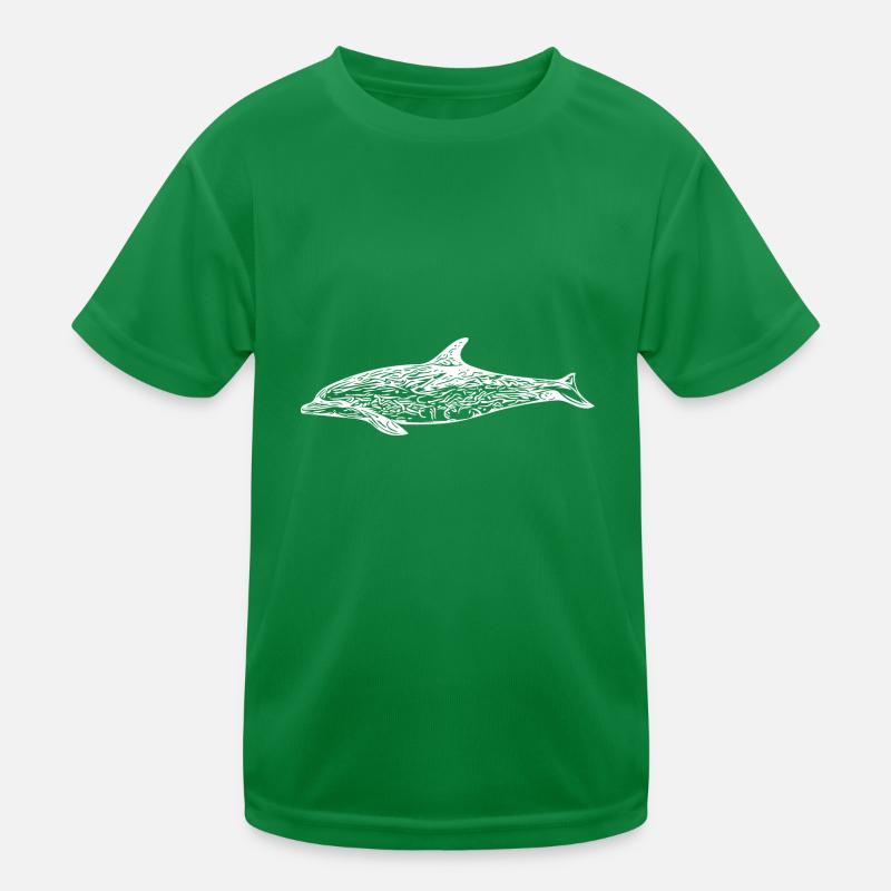 Delfin Kinder Funktions-T-Shirt