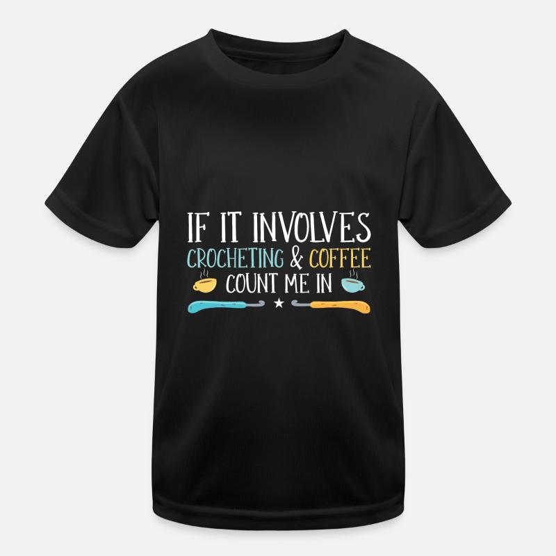 Café & Crochet T-shirt sport Enfant