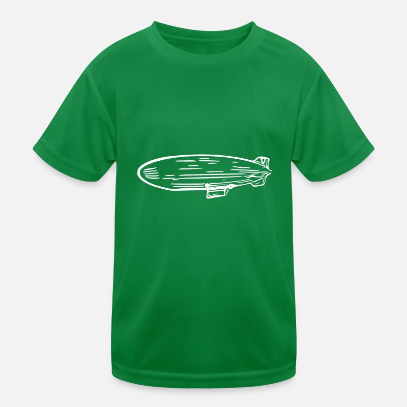 Conception de ventilateur de dirigeable Zeppelin T-shirt sport Enfant