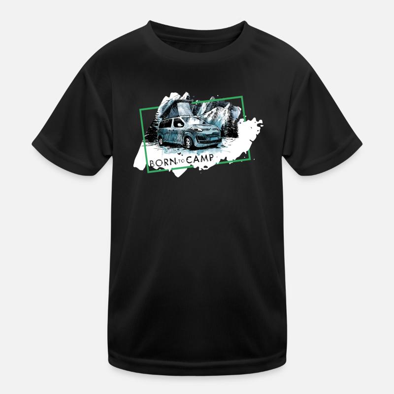Campster - Né au camp - T-shirt sport Enfant