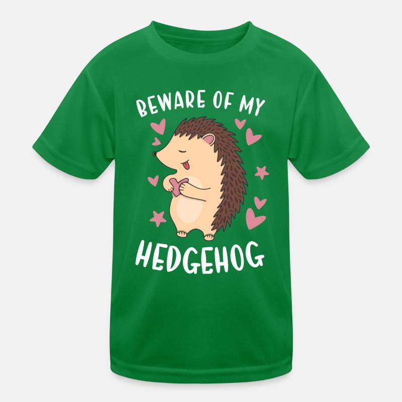 Hedgie Méfiez-vous de mon hérisson T-shirt sport Enfant