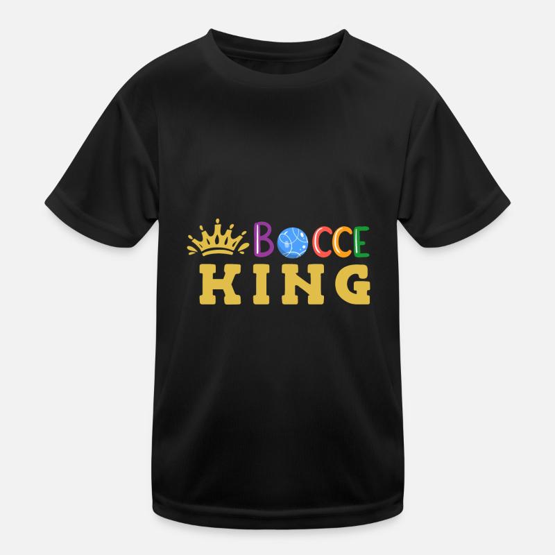Boccia Boule Petanque Kinder Funktions-T-Shirt