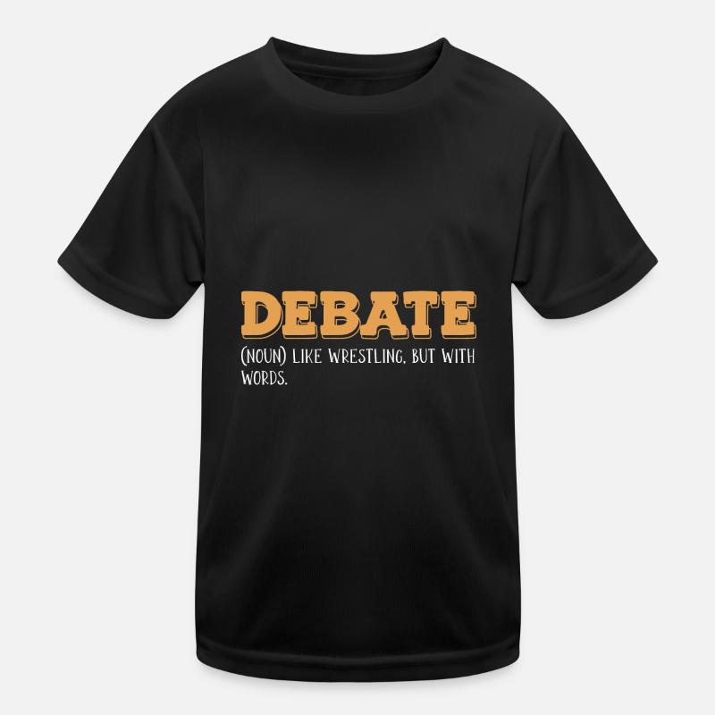 Débat Débat argumentation T-shirt sport Enfant