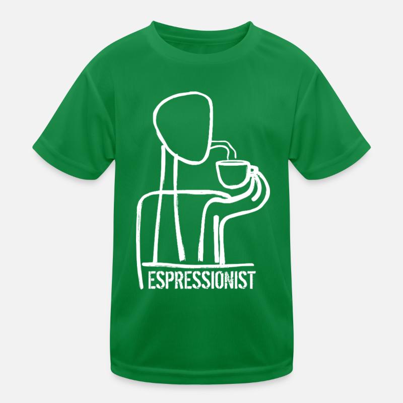 Espressionist - Espresso - Boisson au café T-shirt sport Enfant