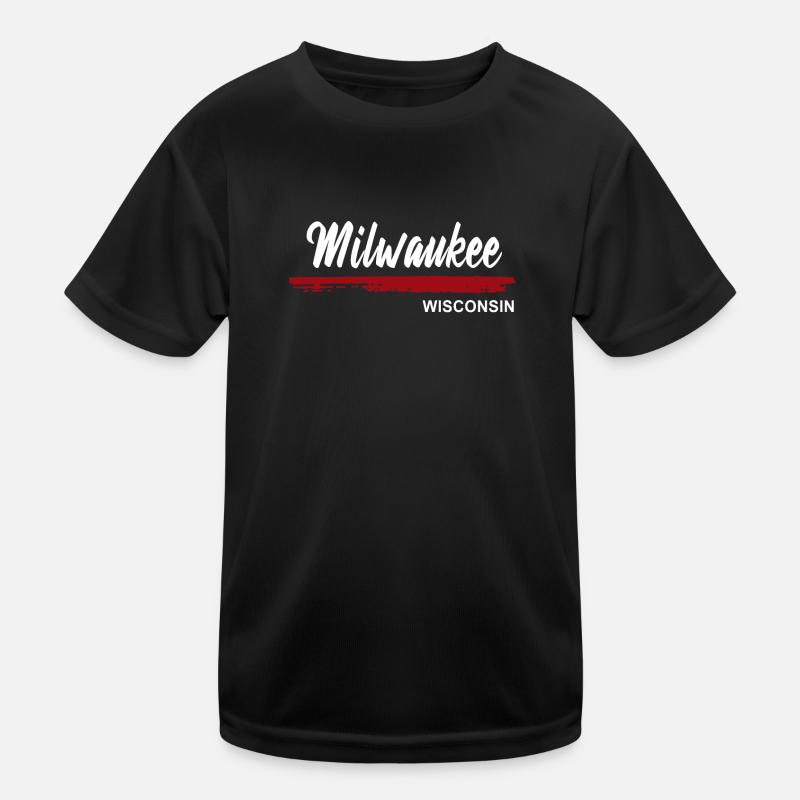 Milwaukee Wisconsin Kids Functional T-Shirt