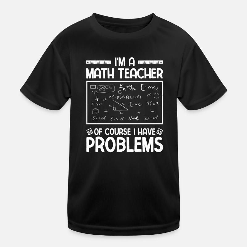 Mathelehrer Mathematische Formel Geometrie Lehrer Kinder Funktions-T-Shirt