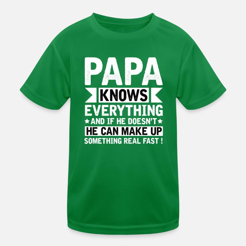 Papa schlechter Einfluss - Vater Geschenk Kinder Funktions-T-Shirt