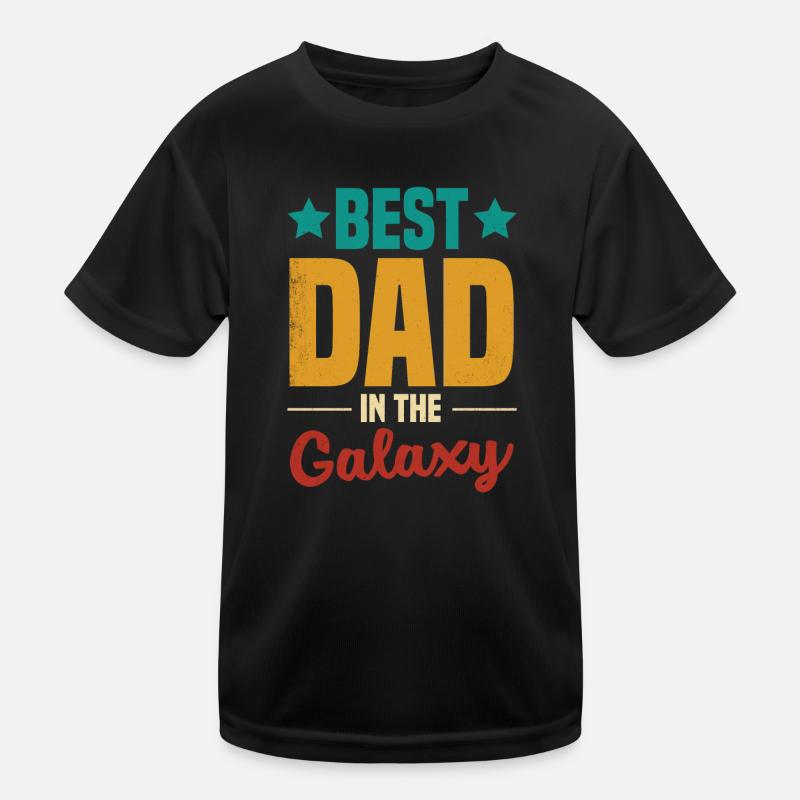 Welt bester Papa Vater Paare Paar Eltern Dad daddy Kinder Funktions-T-Shirt
