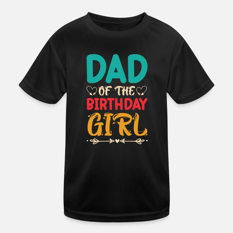 Anniversaire de la petite princesse de papa T-shirt sport Enfant