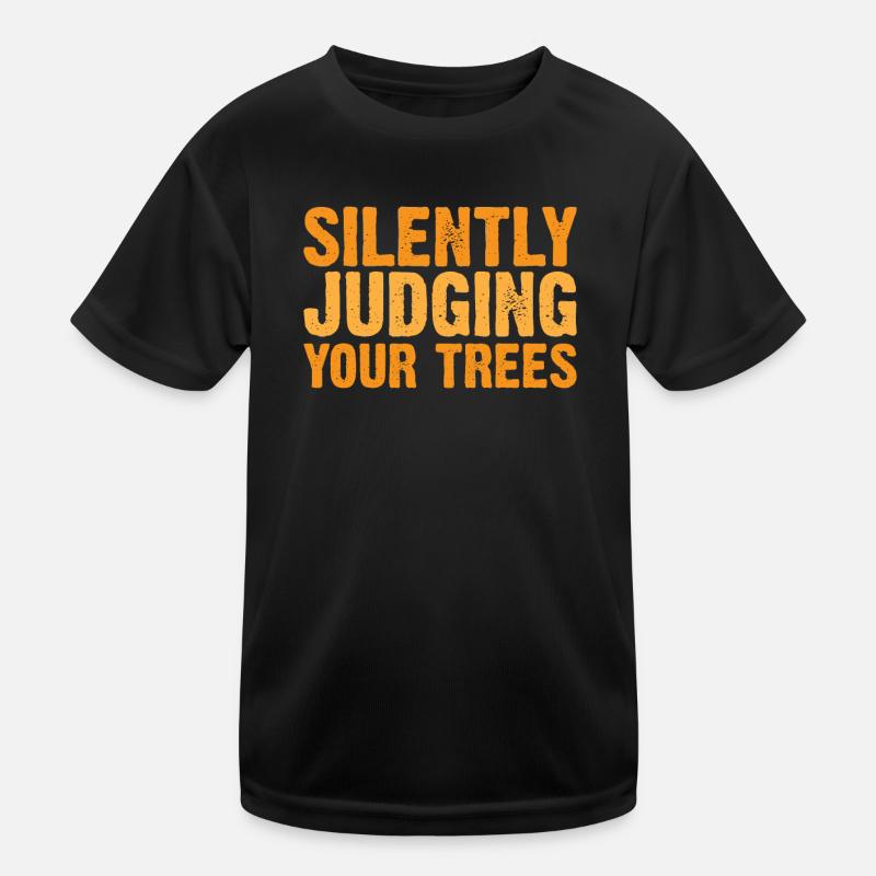 Tronçonneuse à bois Bûcheron Menuisier Escalade T-shirt sport Enfant