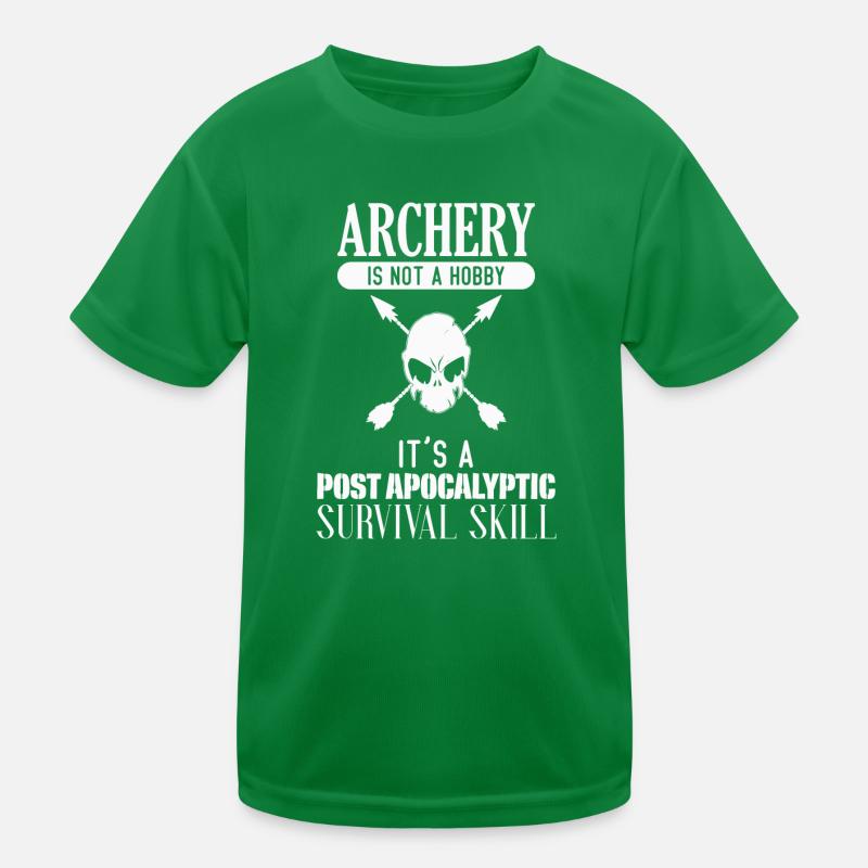 Archery - Bow Hunter Design Archery Arrow Kids Functional T-Shirt