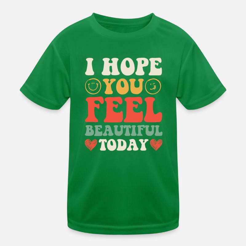positive thoughts positive life Kids Functional T-Shirt