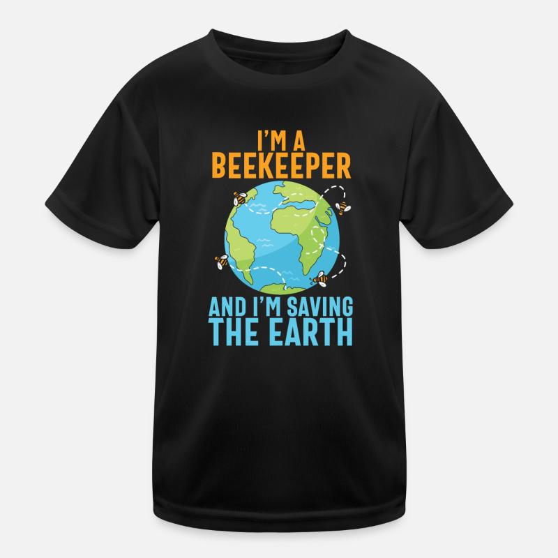 Beekeeping Beekeeper Honey Beekeeper Lustig Kids Functional T-Shirt