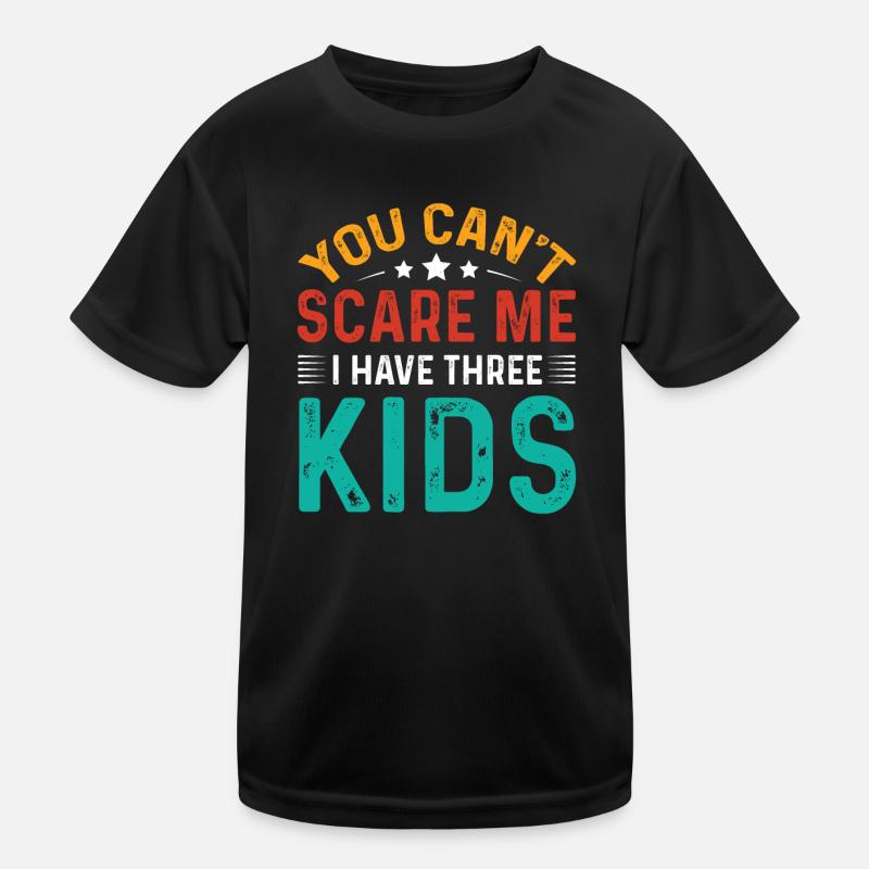 Ich Habe Drei Kinder Papa Mama Geschenk Kinder Funktions-T-Shirt