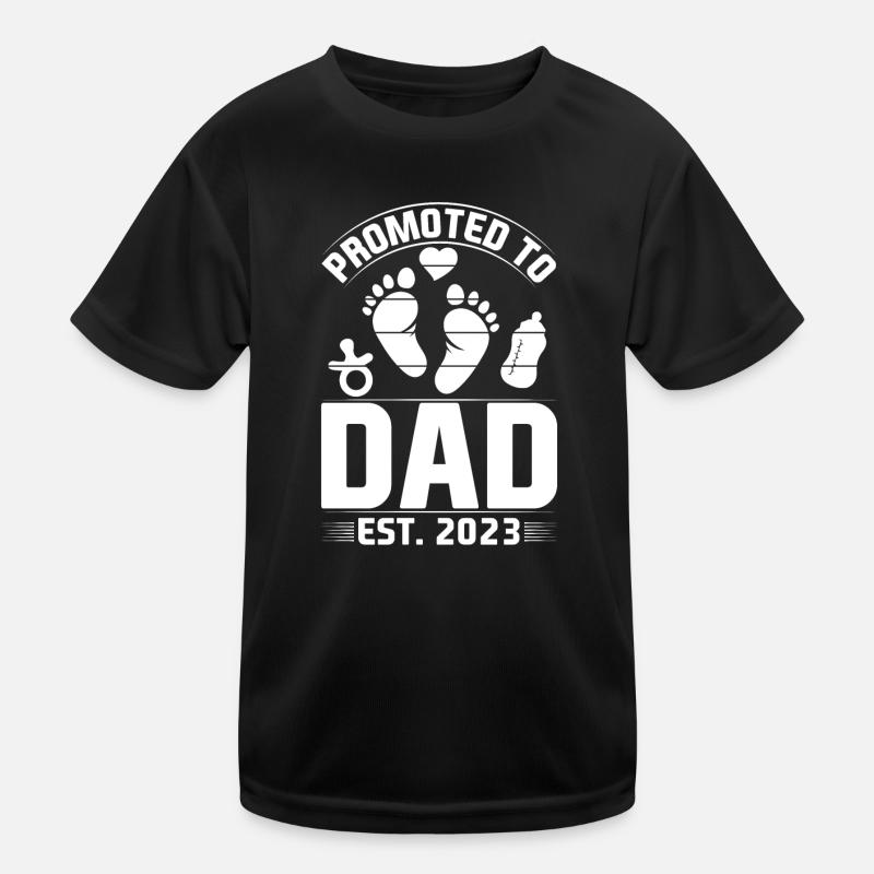 Dad 2023 Future Father Gift Idea Kids Functional T-Shirt