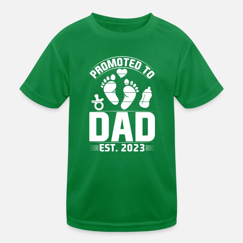 Dad 2023 Future Father Gift Idea Kids Functional T-Shirt