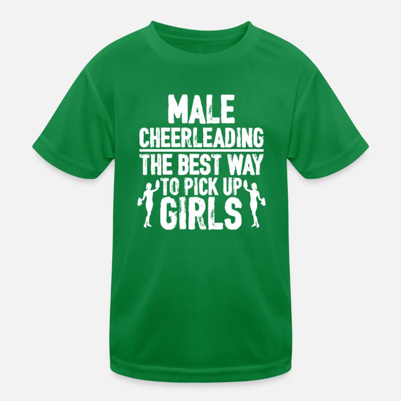 Cheerleader Geschenk Cheerleading Cheer Cheerdance Kinder Funktions-T-Shirt