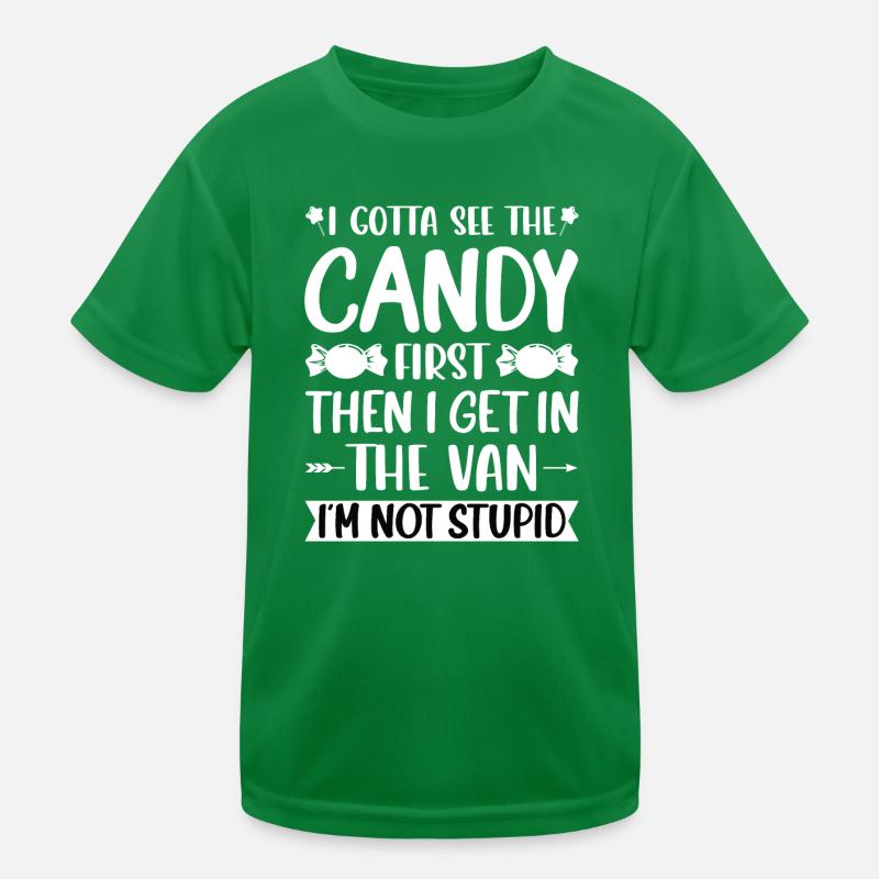 Chocolate Funny Saying Sweets Gift Kids Functional T-Shirt