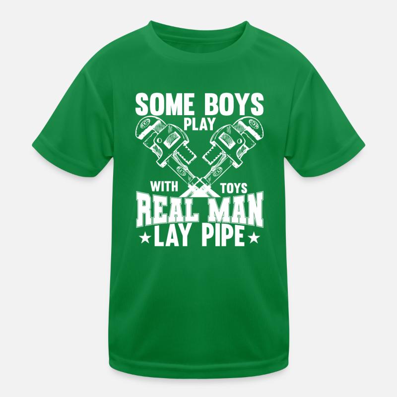 Heating engineer gift system mechanic plumber Kids Functional T-Shirt