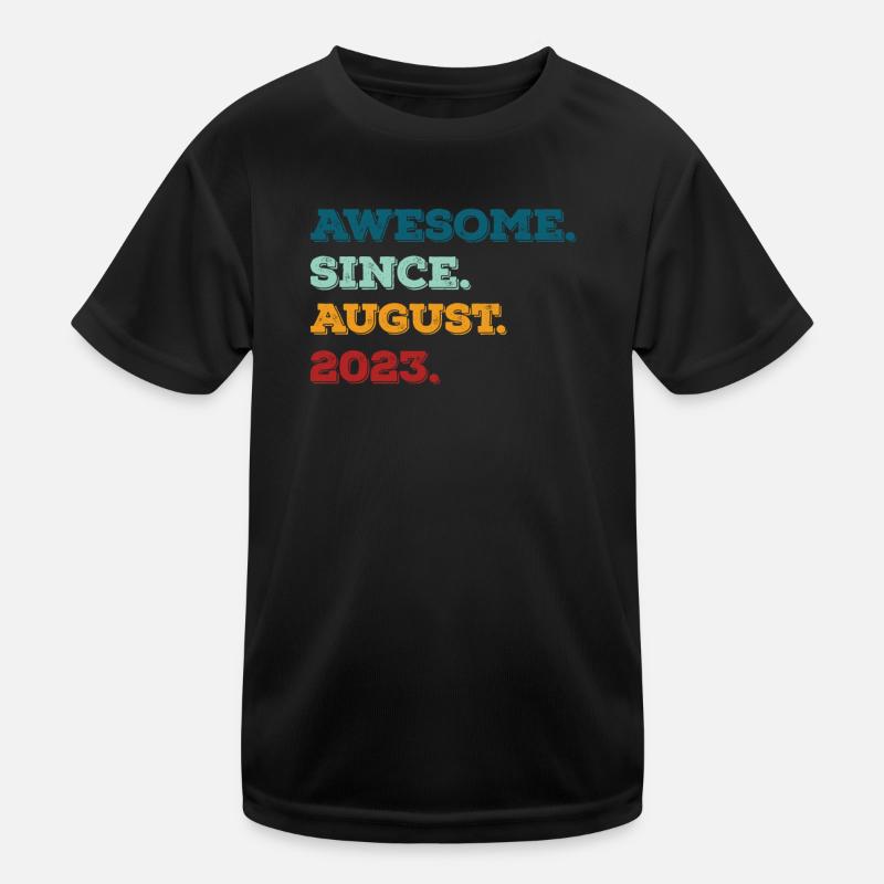 August 2023 - Birthday in August Kids Functional T-Shirt