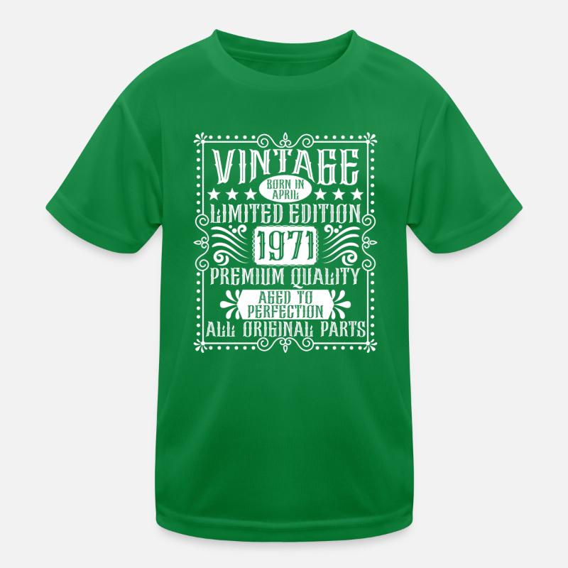 Legende April 1971 Geburtstag Kinder Funktions-T-Shirt
