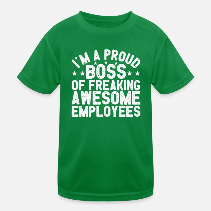Bester Geschäftsführer Mitarbeiter Unternehmer Kinder Funktions-T-Shirt