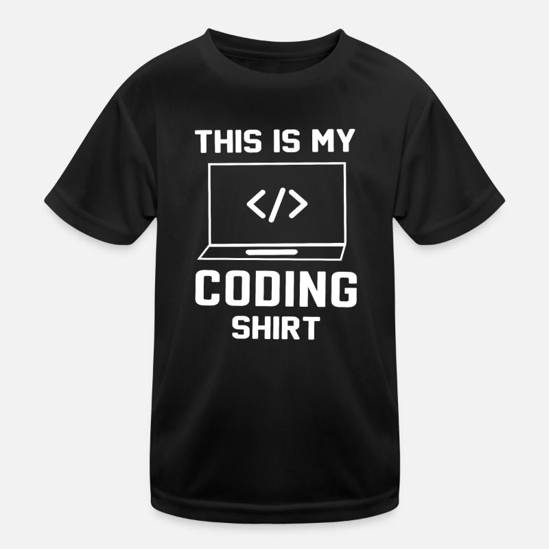 Cadeau de programmeur développeur de logiciels T-shirt sport Enfant