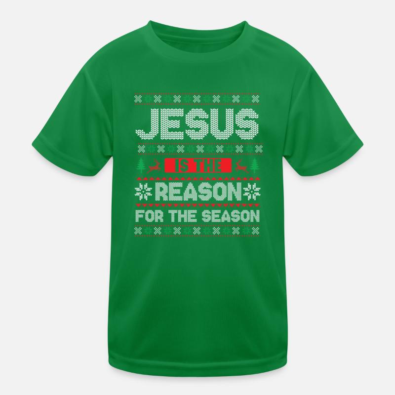 Weihnachten Feiern Jesus hat Geburtstag Party Kinder Funktions-T-Shirt