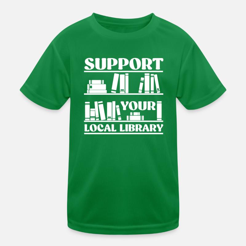 Library Librarian Read Kids Functional T-Shirt