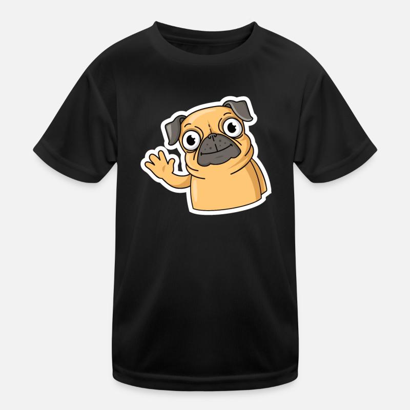 Süßer Mops Leben Welpe Hundebesitzer Mopsliebe Kinder Funktions-T-Shirt