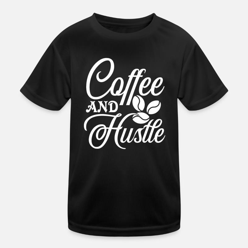 Kaffee Arbeit Morgen Arbeit Geschenk Kinder Funktions-T-Shirt
