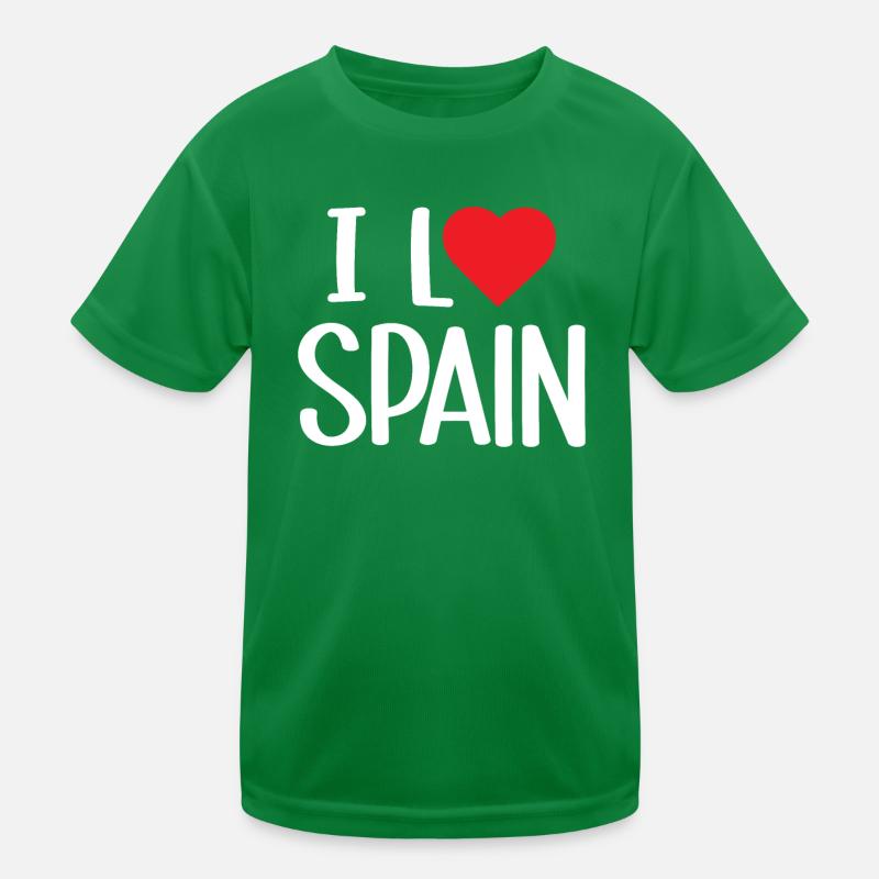 I love Spain Kids Functional T-Shirt